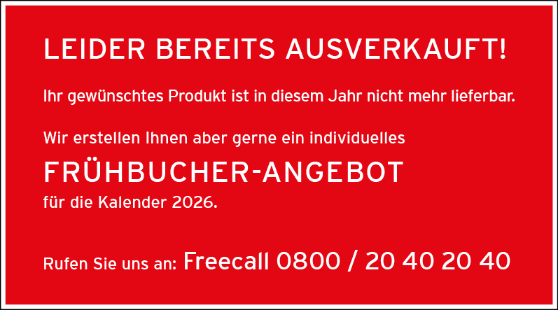 PRINTSHOP Hinweis Ausverkauft